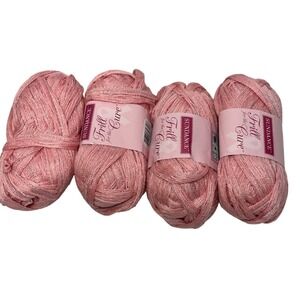 Sundance Frill for‎ the Cure Pink Ruffle Mesh Yarn Lot of 4 Skeins 3.5oz Each